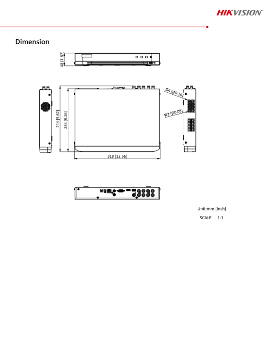 HIKVISION DVR รุ่น iDS-7208HQHI-M1/XT (8CH) 5ระบบ(1) - Image 7